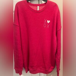Valentine XOXO girl lightweight sweatshirt